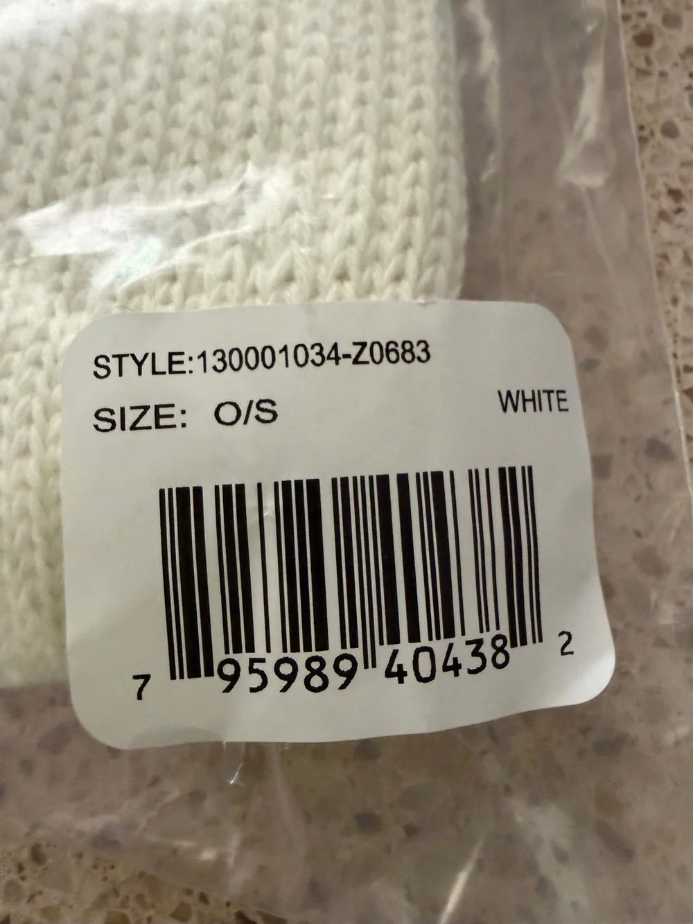 NWT 525 America Cotton Rib Knit Crew Socks in White